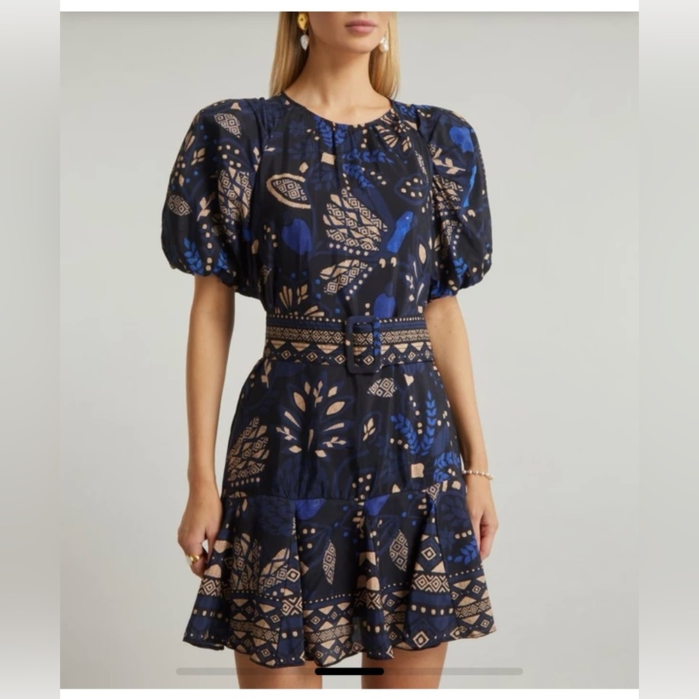 Farm Rio Macaw Mini Dress